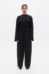 BAYSE - LEX LONG SLEEVE T-SHIRT - BLACK