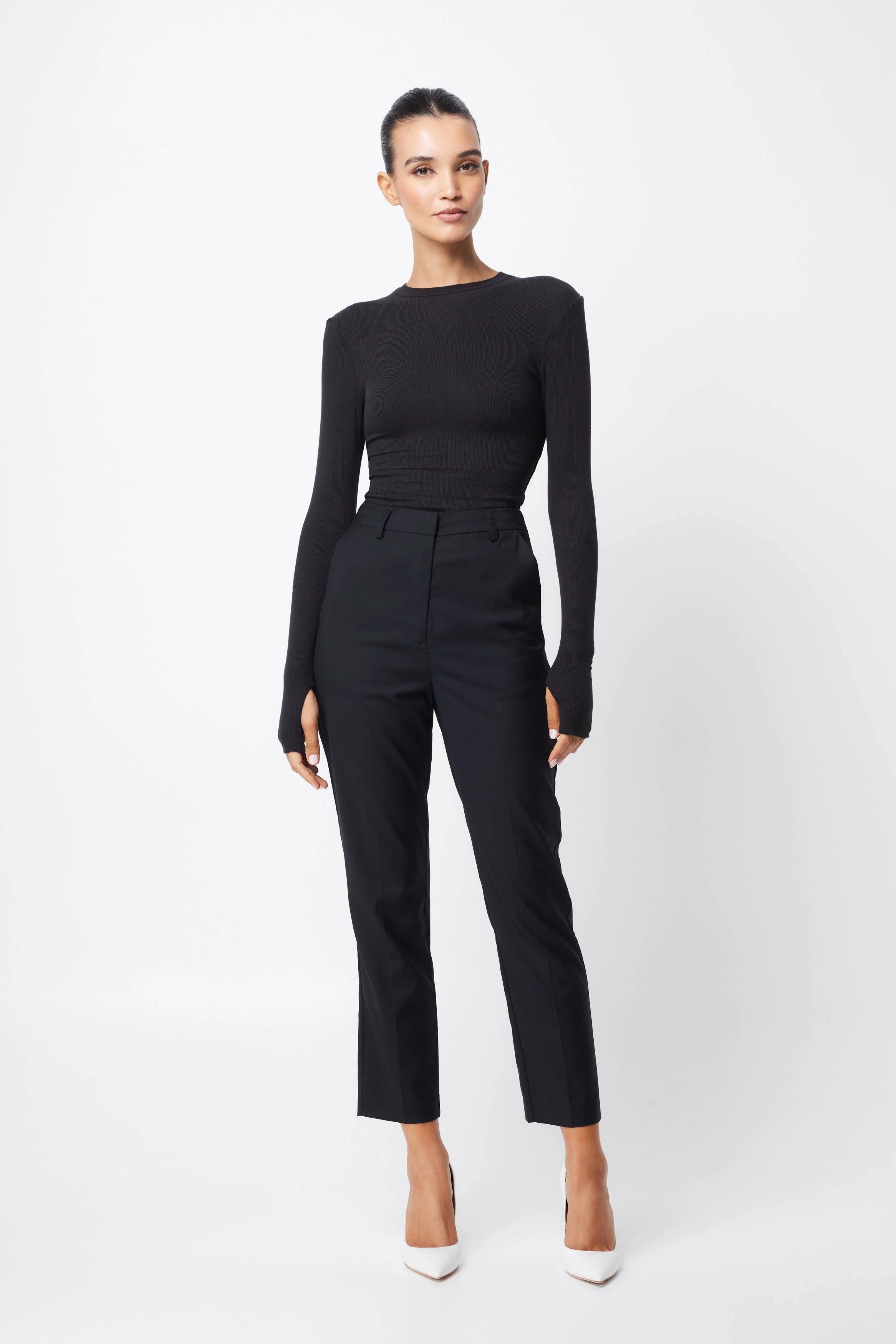MOSSMAN - THE BROOKLYN TOP - BLACK