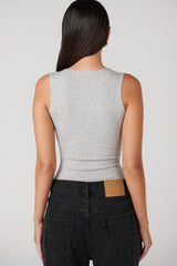 BAYSE - AURORA BODYSUIT - GREY MARLE