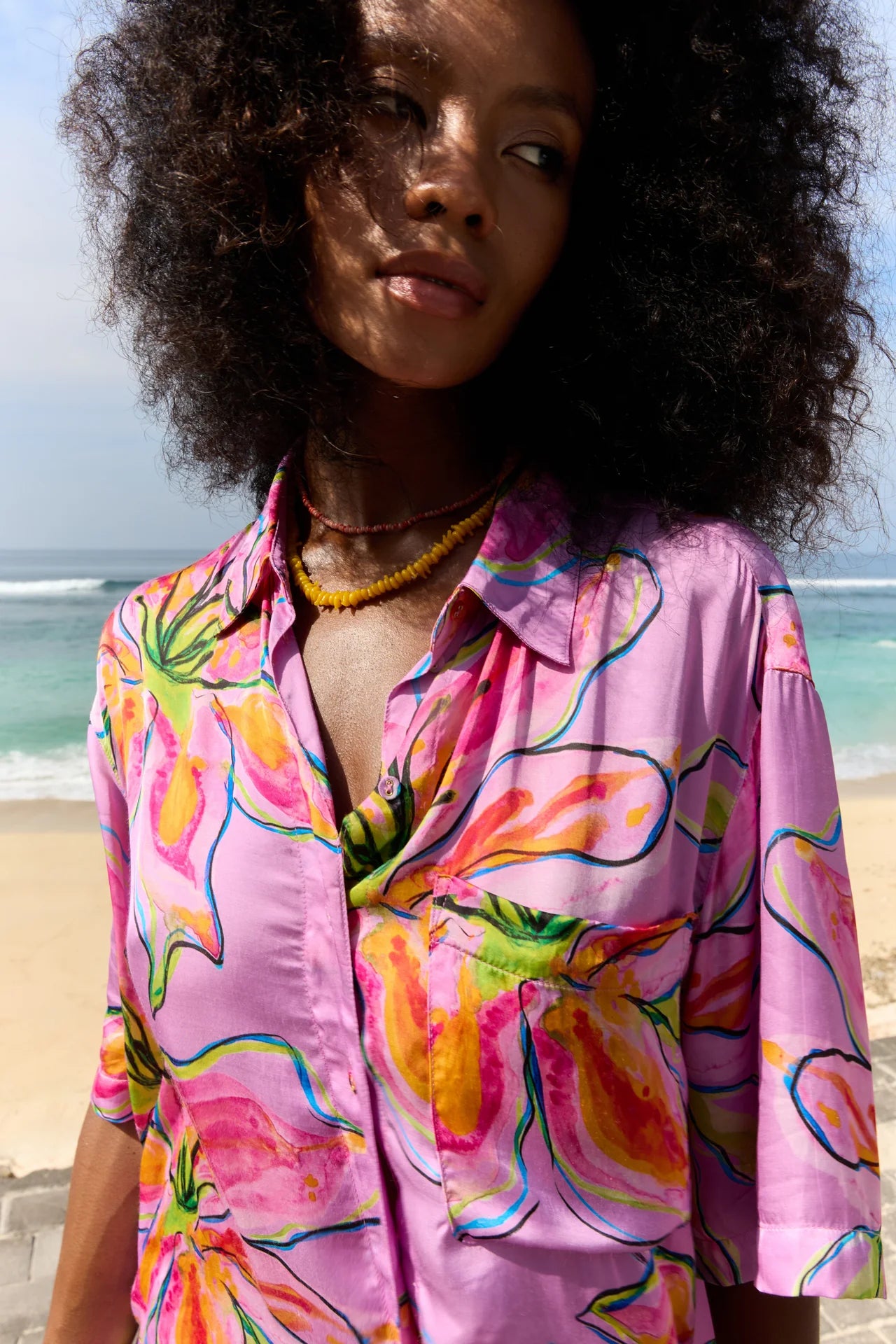 SUMMI SUMMI - BIG SHIRT - LILAC LILY LIL
