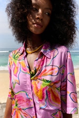 SUMMI SUMMI - BIG SHIRT - LILAC LILY LIL