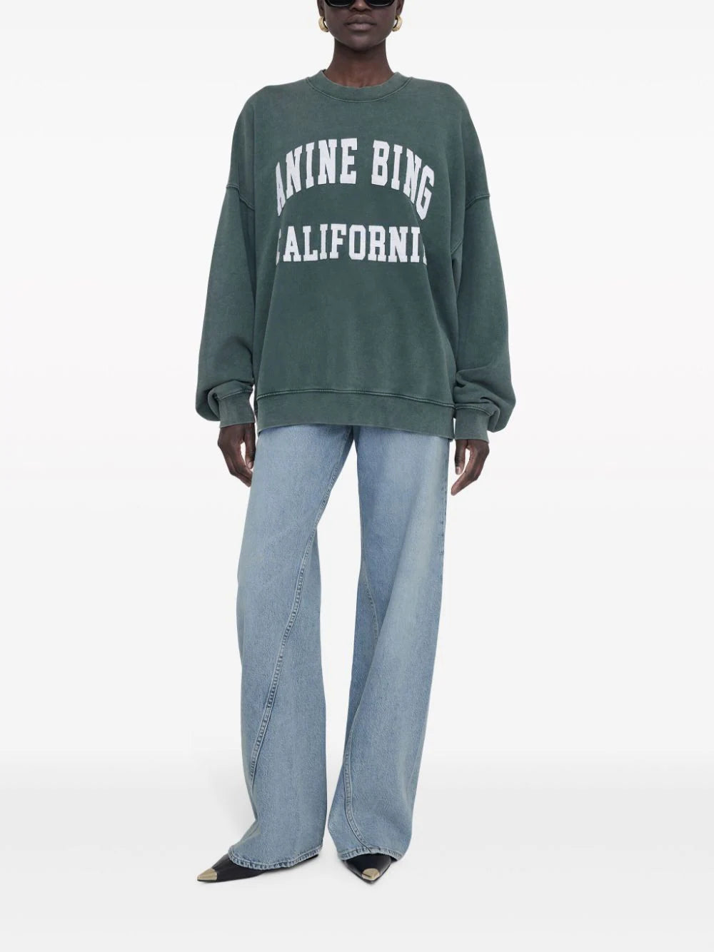 ANINE BING - MILES SWEATSHIRT - GREEN