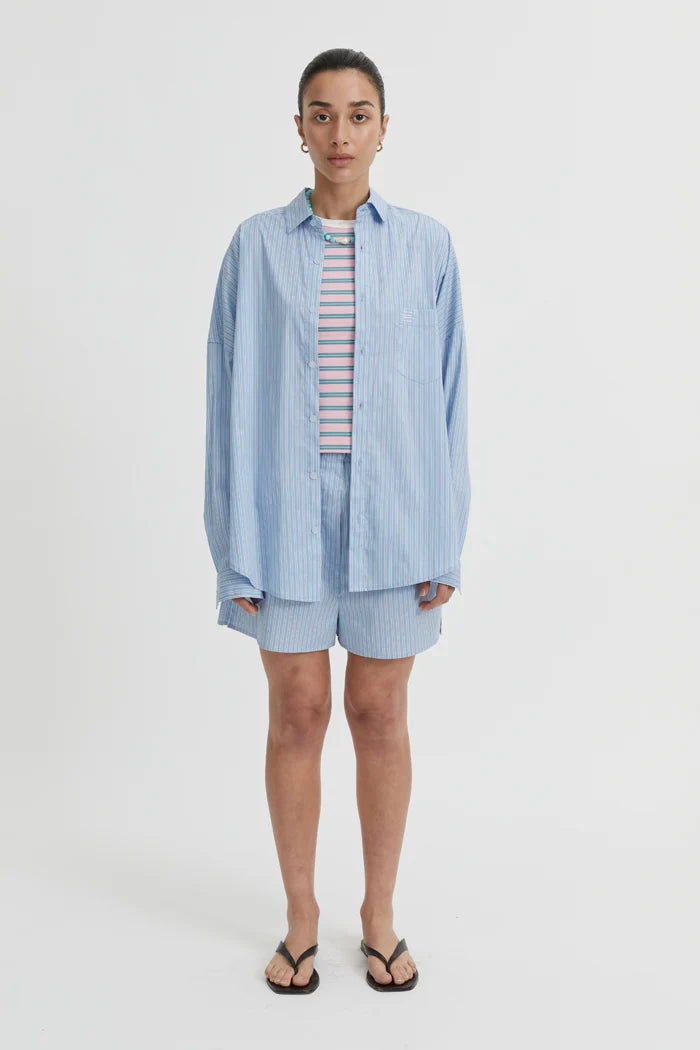BLANCA - REVA SHIRT - BLUE