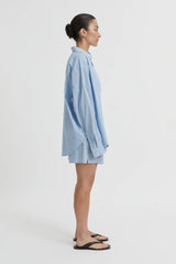 BLANCA - REVA SHIRT - BLUE