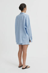 BLANCA - REVA SHIRT - BLUE