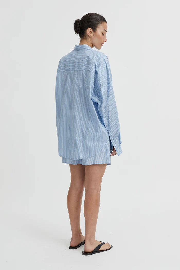 BLANCA - REVA SHIRT - BLUE
