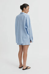 BLANCA - REVA SHIRT - BLUE