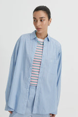 BLANCA - REVA SHIRT - BLUE