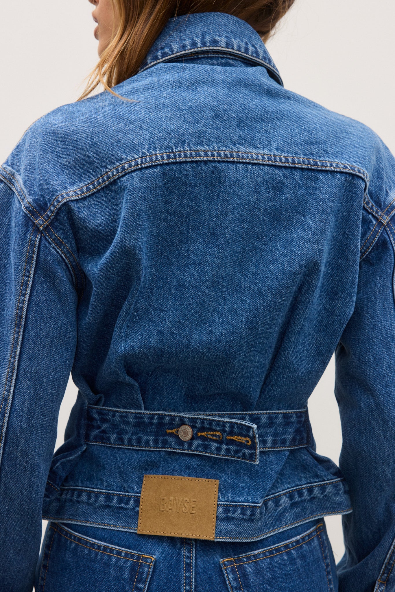 BAYSE - VIOLET DENIM JACKET - DENVER BLUE