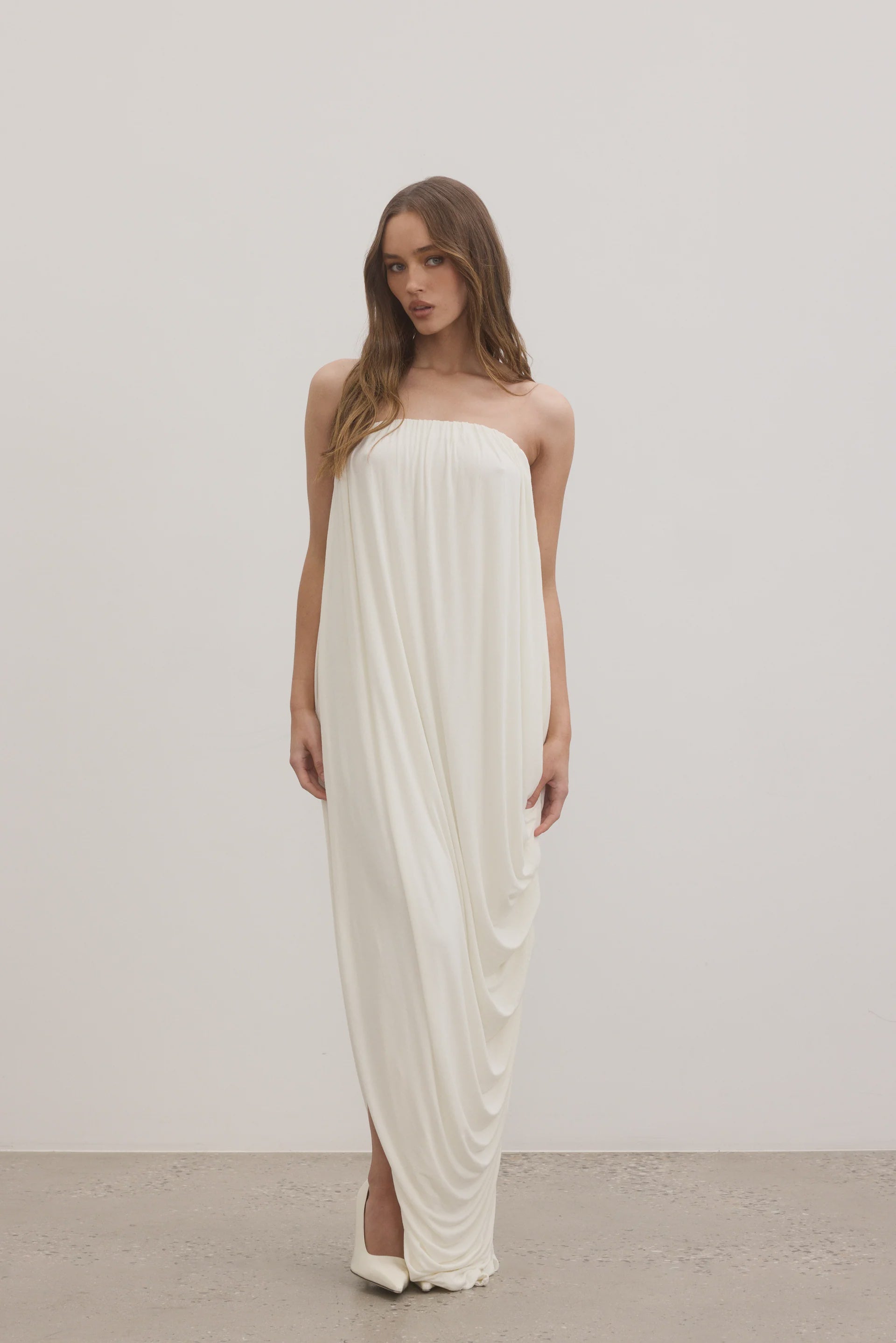 BAYSE - CALLISTA MAXI DRESS - IVORY
