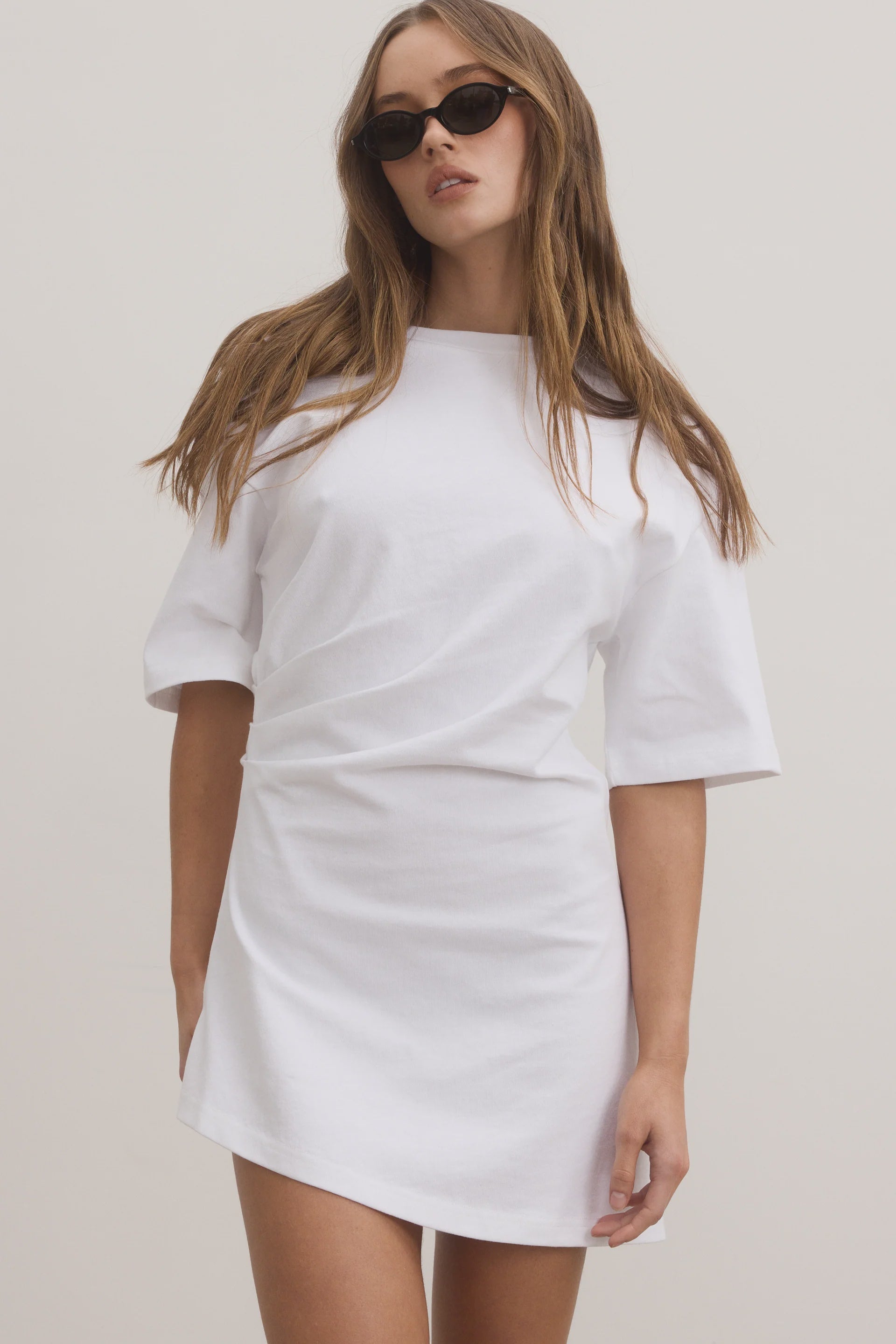 BAYSE - JOANNA DRESS - WHITE