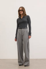 BAYSE - CHELSEA PANT - MOUSE