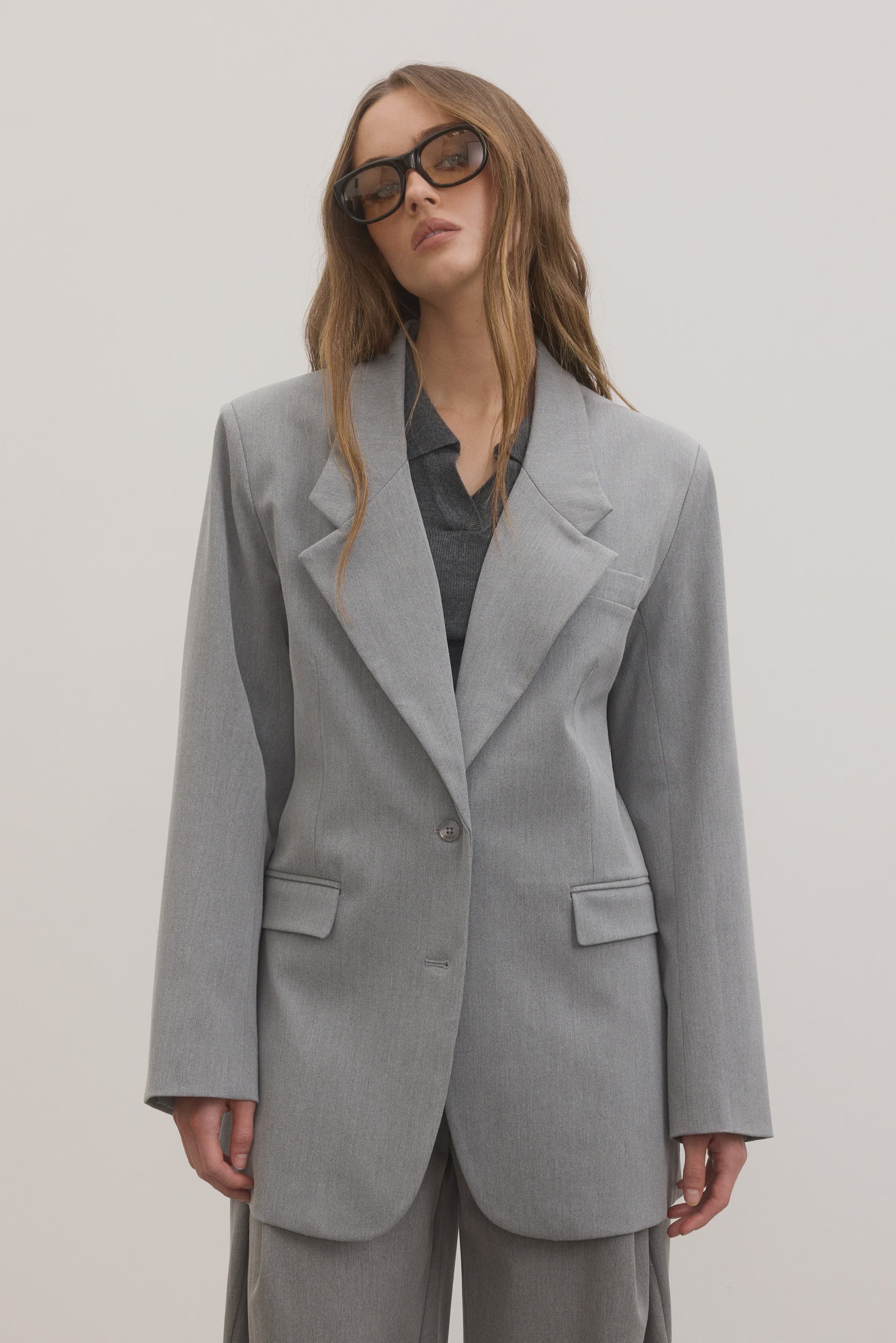 BAYSE - EVIE BLAZER - MOUSE