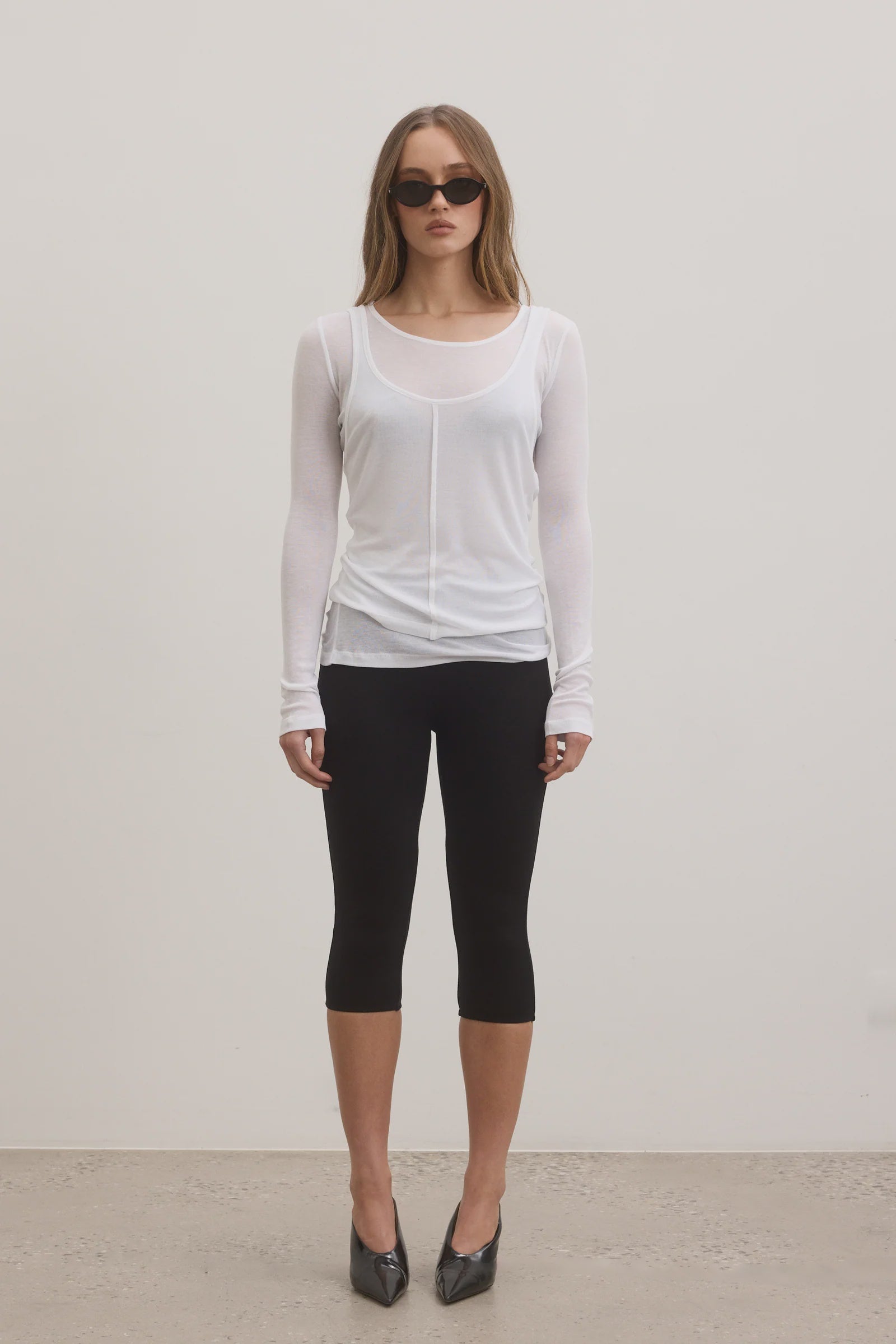 BAYSE - ETHER TOP - WHITE