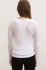 BAYSE - ETHER TOP - WHITE