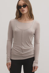 BAYSE - ETHER TOP - SAND