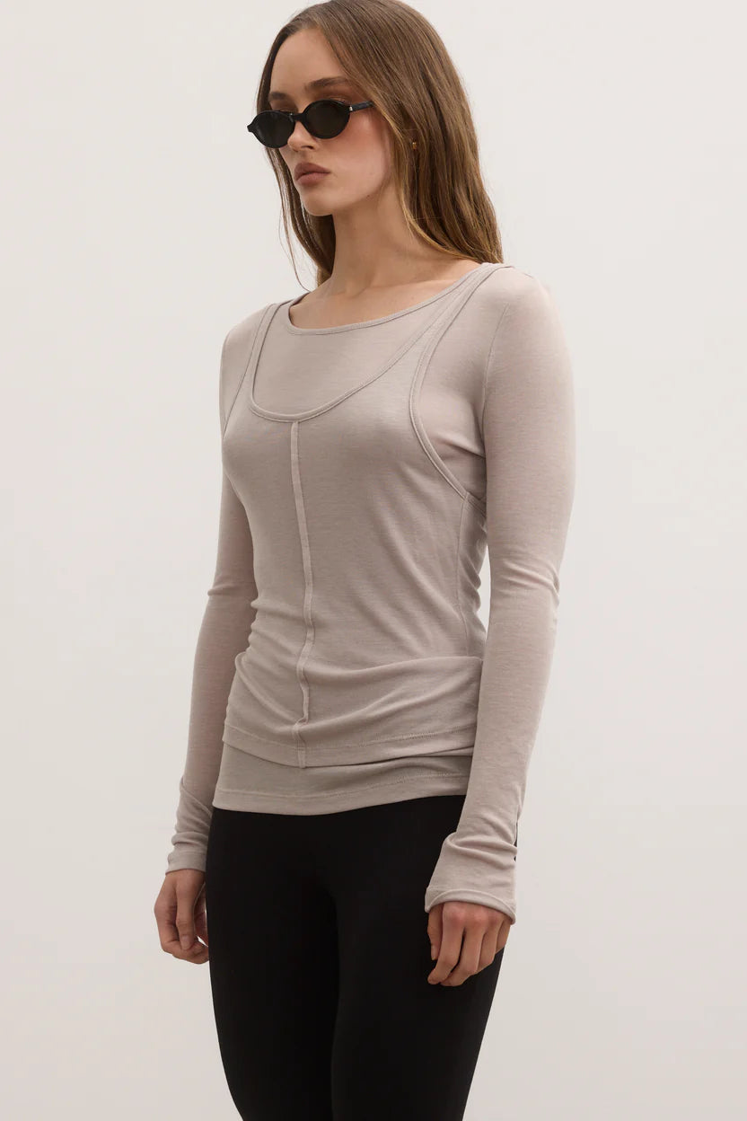 BAYSE - ETHER TOP - SAND