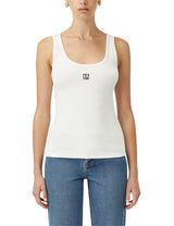 CAMILLA AND MARC - NORA SCOOP NECK TANK - SOFT WHITE