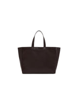 ANINE BING - LARGE RIO TOTE - DARK BROWN RECYCLED LEATHER