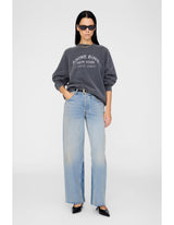 ANINE BING - MILES SWEATSHIRT NY - WASHED BLACK
