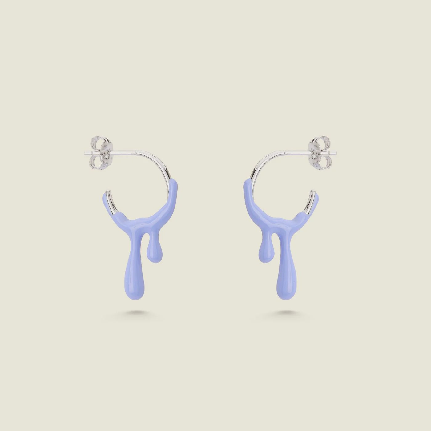 DOLCETTO DESIGNS - GELATO SLIVER EARRINGS - LAVENDER