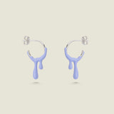 DOLCETTO DESIGNS - GELATO SLIVER EARRINGS - LAVENDER