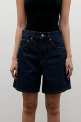 BAYSE - SARATOGA HIGH RISE SHORTS - DRESS BLUE