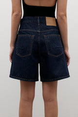 BAYSE - SARATOGA HIGH RISE SHORTS - DRESS BLUE