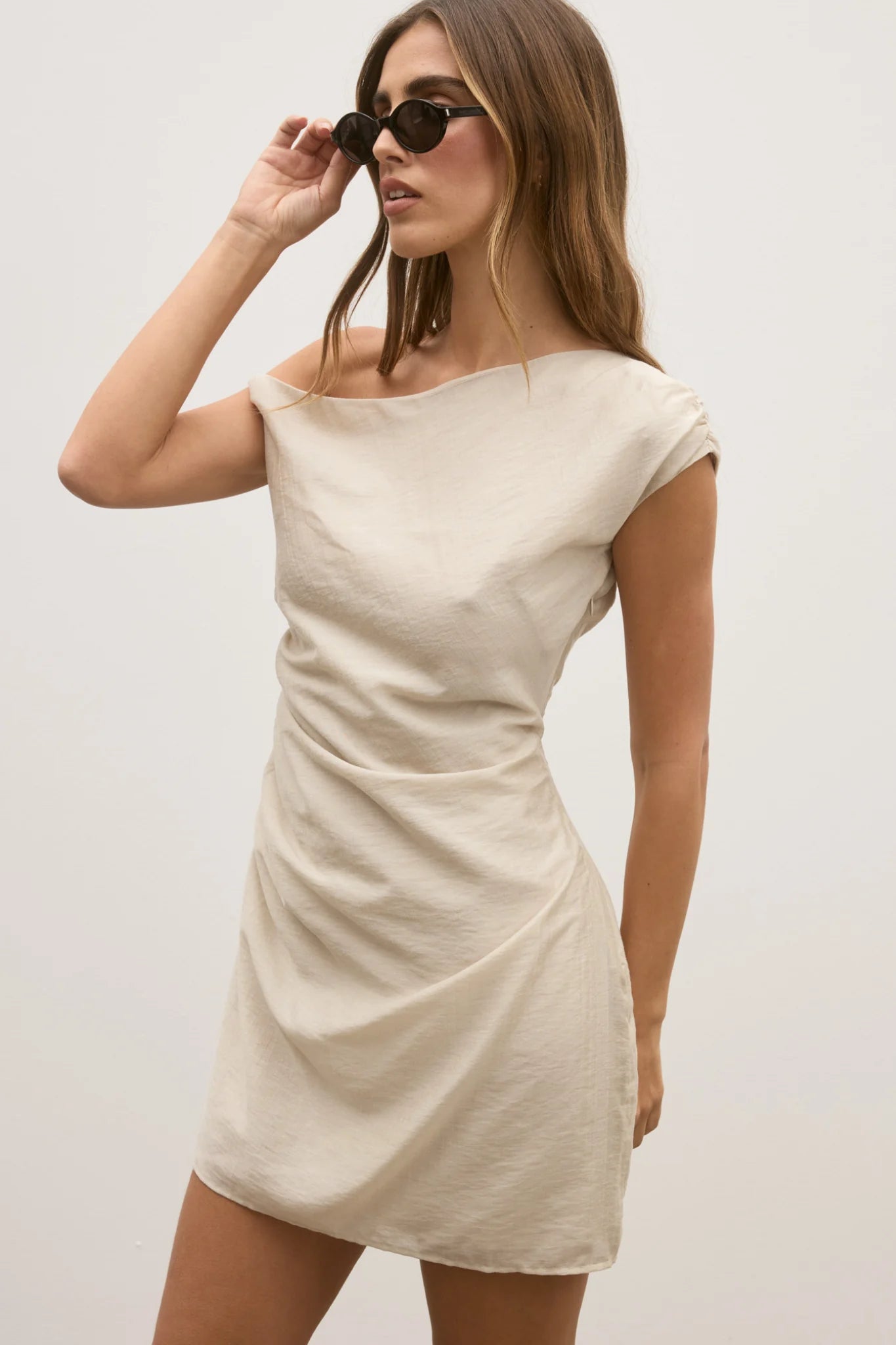BAYSE - AMAYA MINI DRESS - SAND