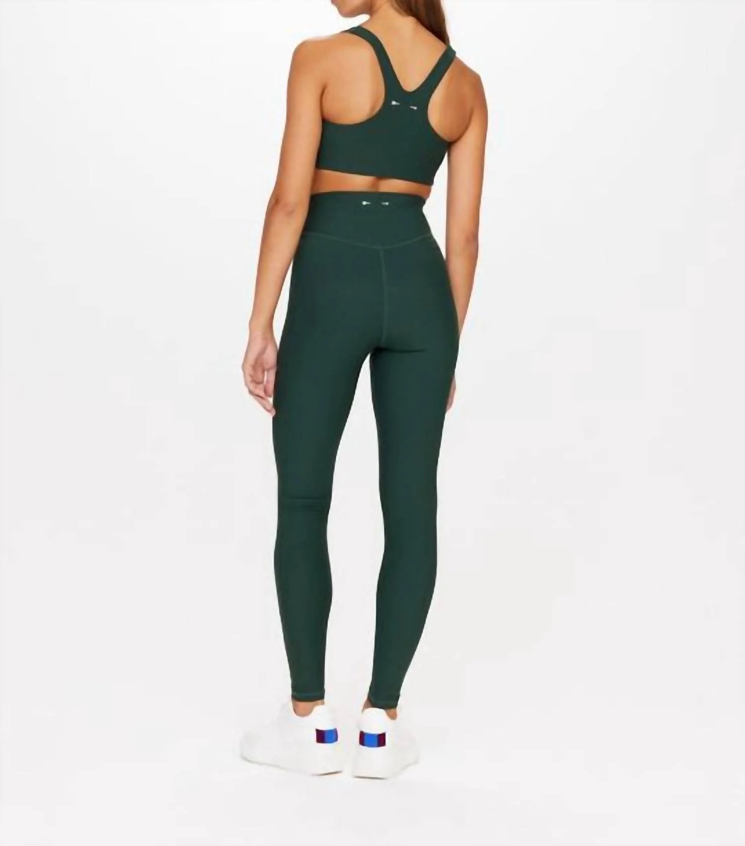 THE UPSIDE - PEACHED 28IN HIGH RISE PANT - BRITISH RACING GREEN