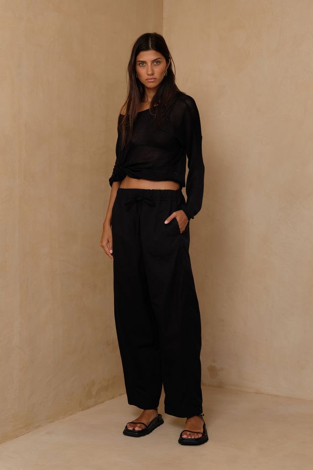 LILYA - COCONUT PANT - BLACK