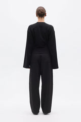 BAYSE - LEX LONG SLEEVE T-SHIRT - BLACK