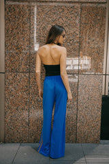 RAEF THE LABEL - TOWELLING PANT - BLUE