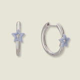 DOLCETTO DESIGNS - COMETA STAR HOOP EARRINGS