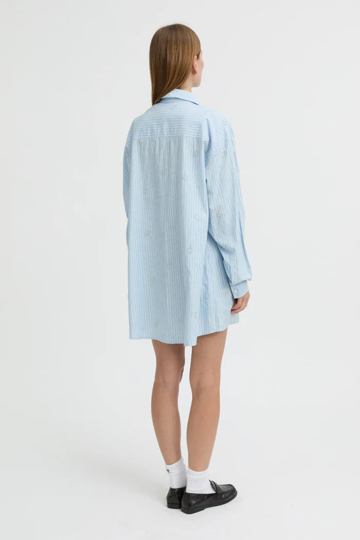 BLANCA - NYRA SHIRT -BLUE