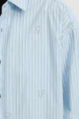 BLANCA - NYRA SHIRT -BLUE