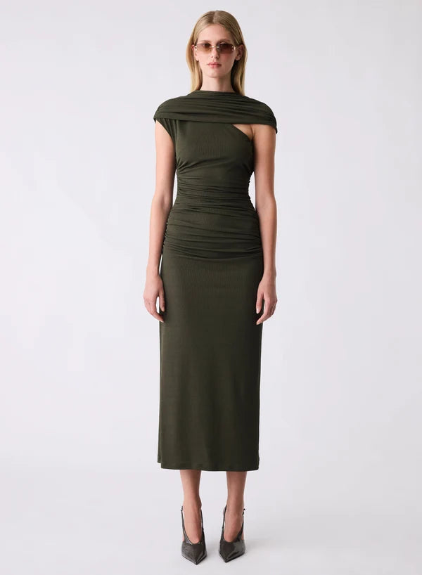 ESMAEE - PAUSE DRESS - KHAKI