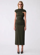 ESMAEE - PAUSE DRESS - KHAKI
