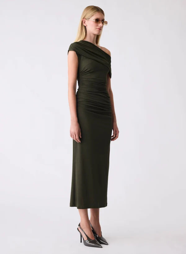 ESMAEE - PAUSE DRESS - KHAKI