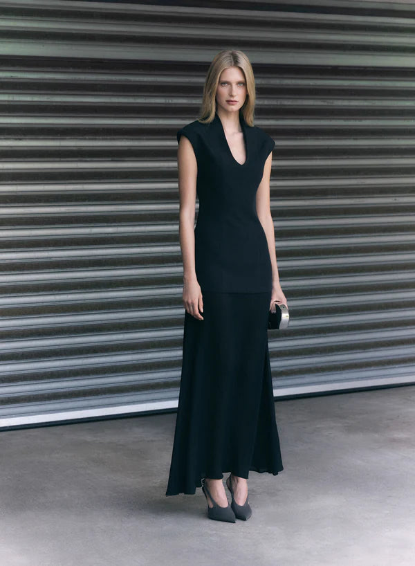 ESMAEE - UPSCALE EVENING DRESS - BLACK