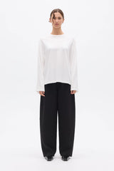 BAYSE - PRIYA LONG SLEEVE TOP - WHITE