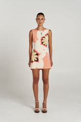 SUMMI SUMMI - BOATNECK MINI DRESS - HARLEQUIN