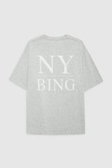 ANINE BING - MYERS TEE SEIRF NY - WASHED HEATHER GREY