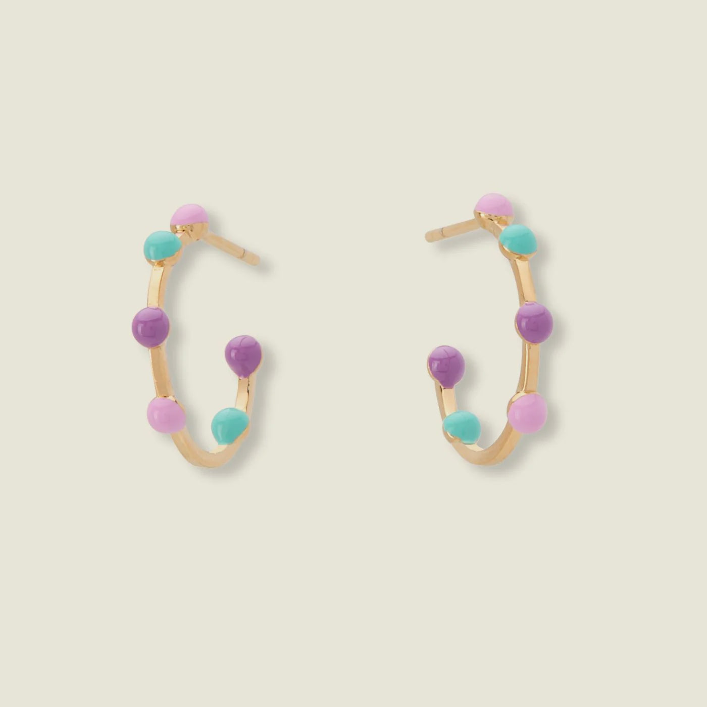 DOLCETTO DESIGNS - BOLLA HOOP EARINGS - BUBBLES