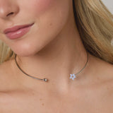 DOLCETTO DESIGNS - COMETA STAR CHOKER NECKLACE - LAVENDER