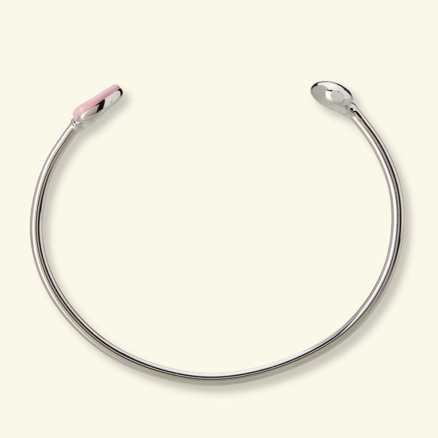DOLCETTO DESIGNS - COMETA HEART BANGLE - RASPBERRY
