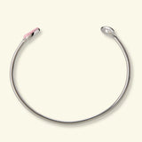 DOLCETTO DESIGNS - COMETA HEART BANGLE - RASPBERRY