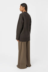 CAMILLA AND MARC - ROMEO 2.0 CARDIGAN - CHOCOLATE MELANGE
