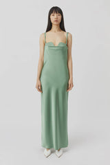 CAMILLA AND MARC - AIRE SLIP DRESS - LIGHT EUCALYPTUS