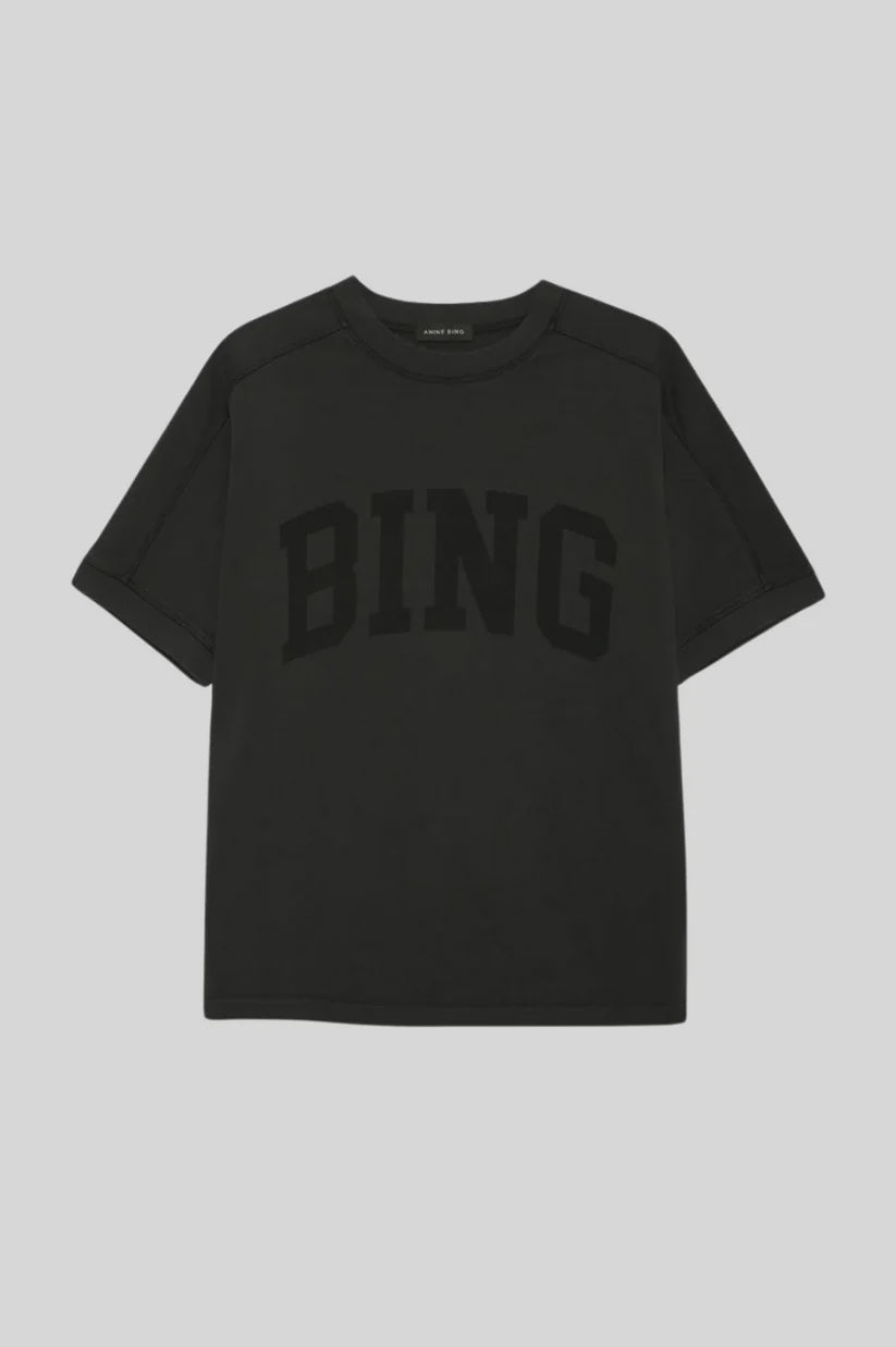 ANINE BING - JAYLIN TEE BING - VINTAGE BLACK